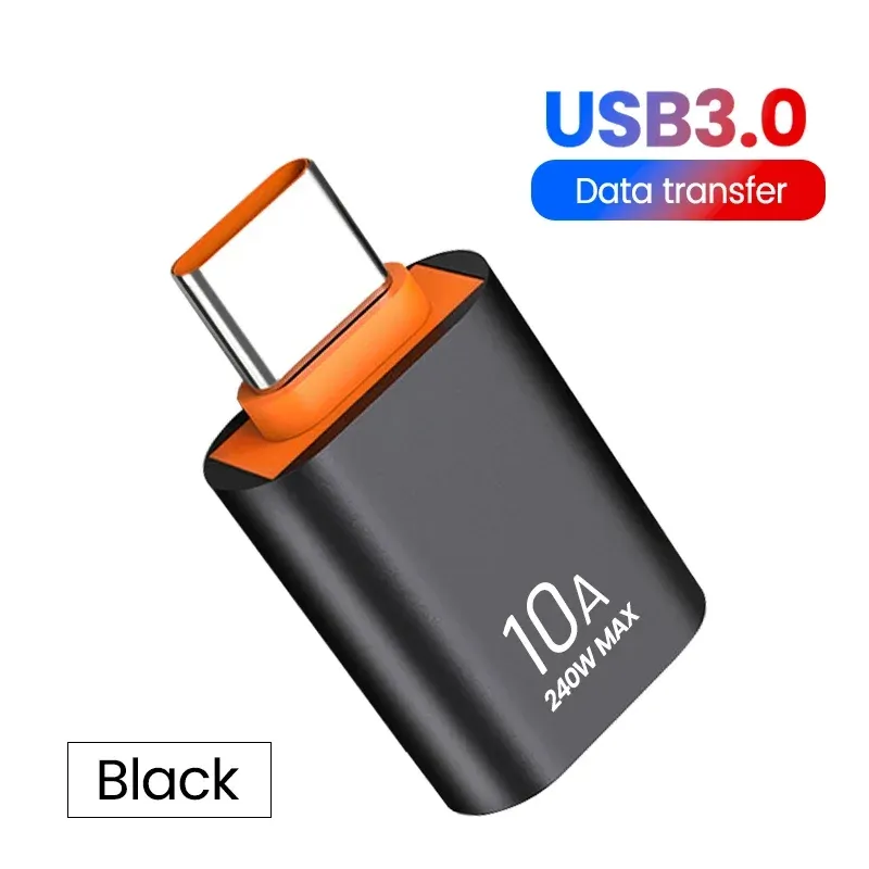 Adaptateur USB-C 3.0 vers USB 3.0 pour téléphone portable, convertisseur USB-C mâle vers femelle pour ordinateurs portables et PC 8