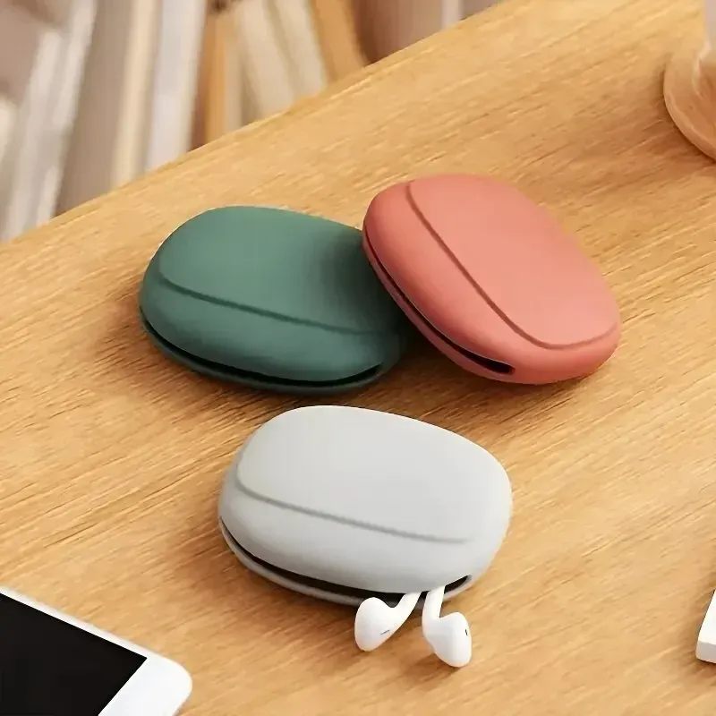 Sac de rangement multifonctionnel en silicone pour câbles de données et chargeurs de téléphone Questisauna