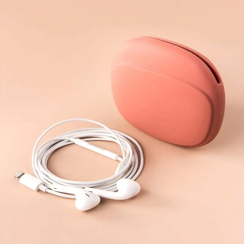 Sac de rangement multifonctionnel en silicone pour câbles de données et chargeurs de téléphone Questisauna 4