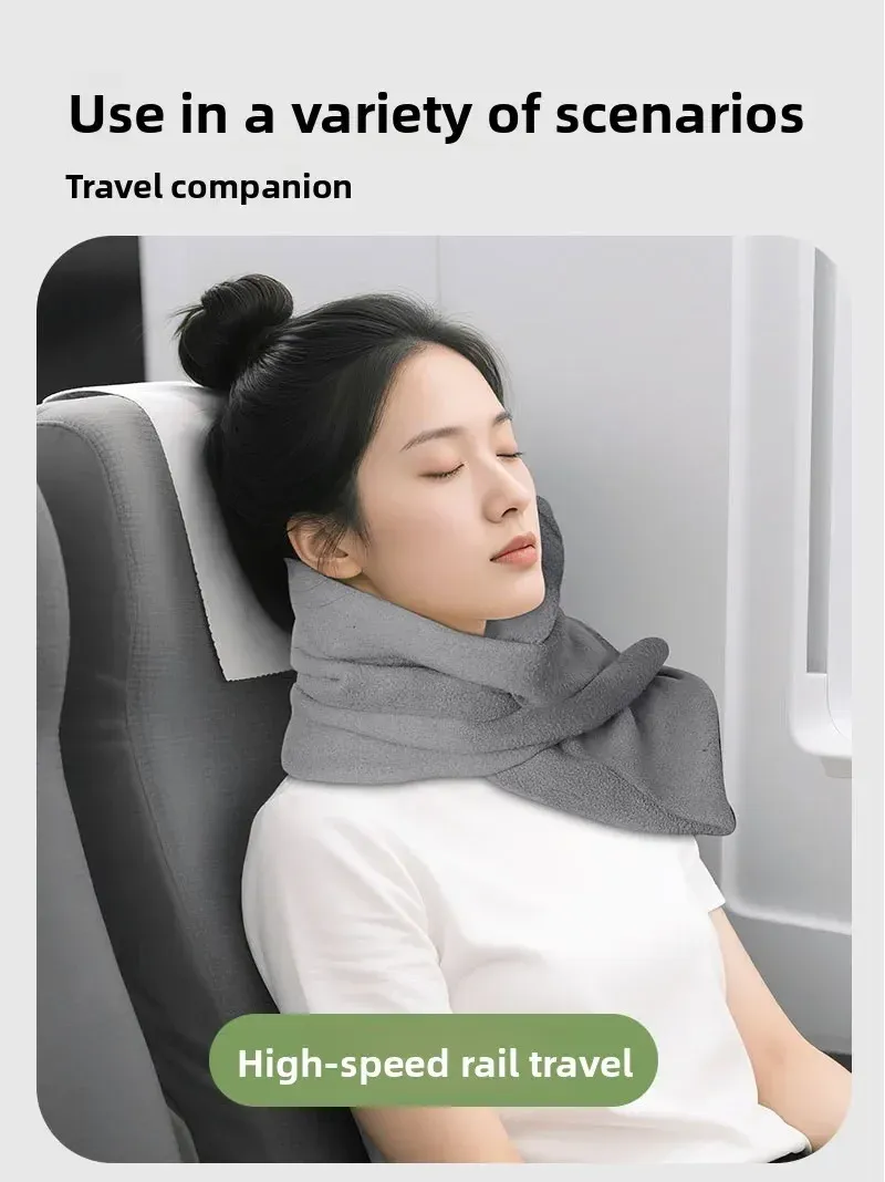 Coussin de voyage en forme de U, vue d'ensemble