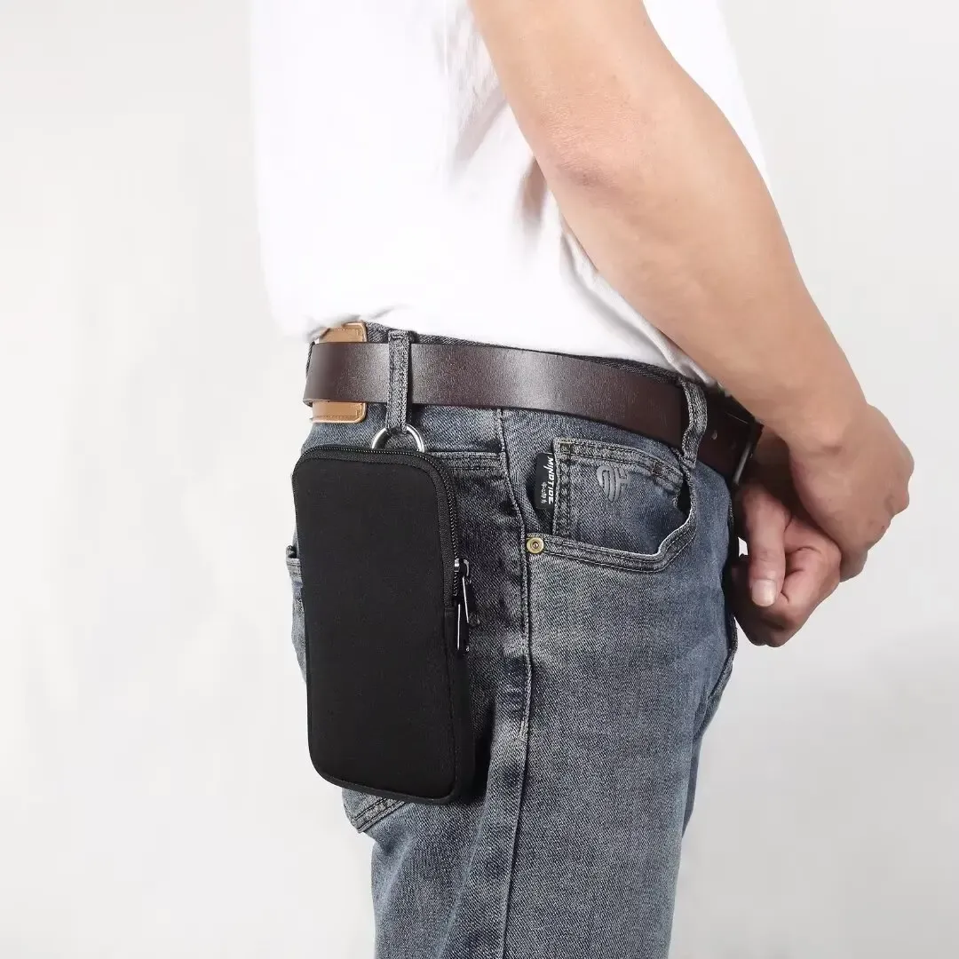 Pochette étanche universelle pour smartphone avec clip de ceinture et bandoulière, compatible iPhone, Samsung et Xiaomi (écran de 4,7 à 7,2 pouces) 5