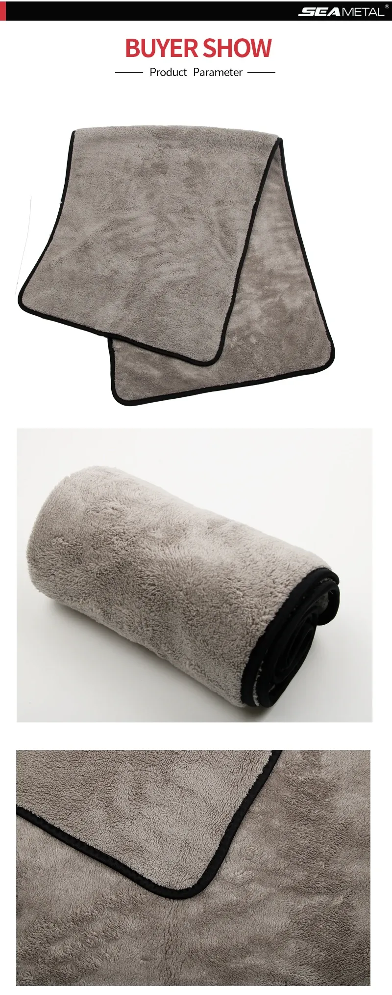 Serviette microfibre premium en situation d'usage