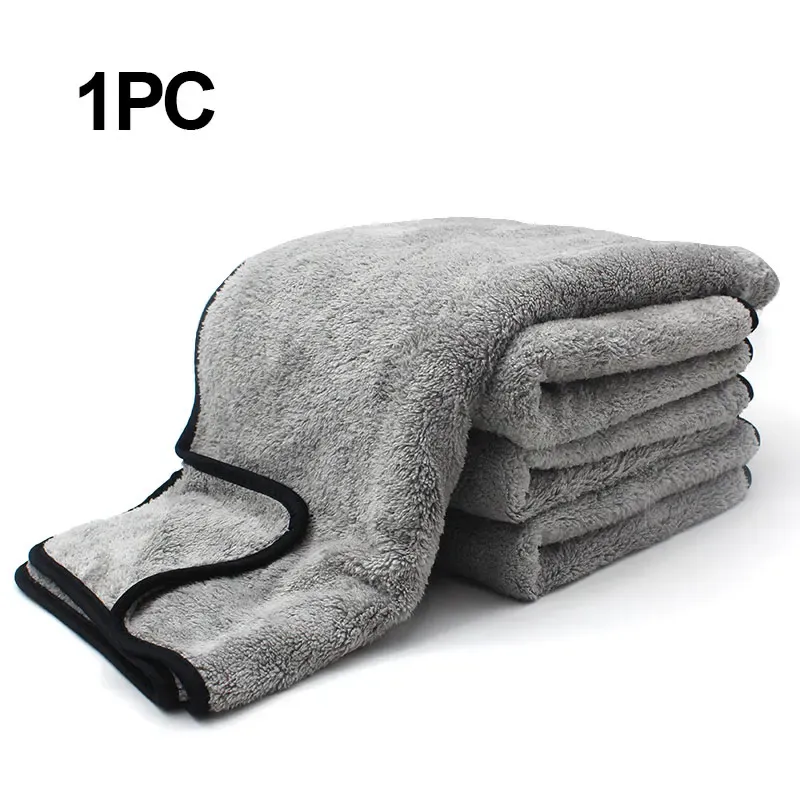 Serviette en microfibre 100 x 40 cm ultra-absorbante pour le lavage et le séchage de voiture 7