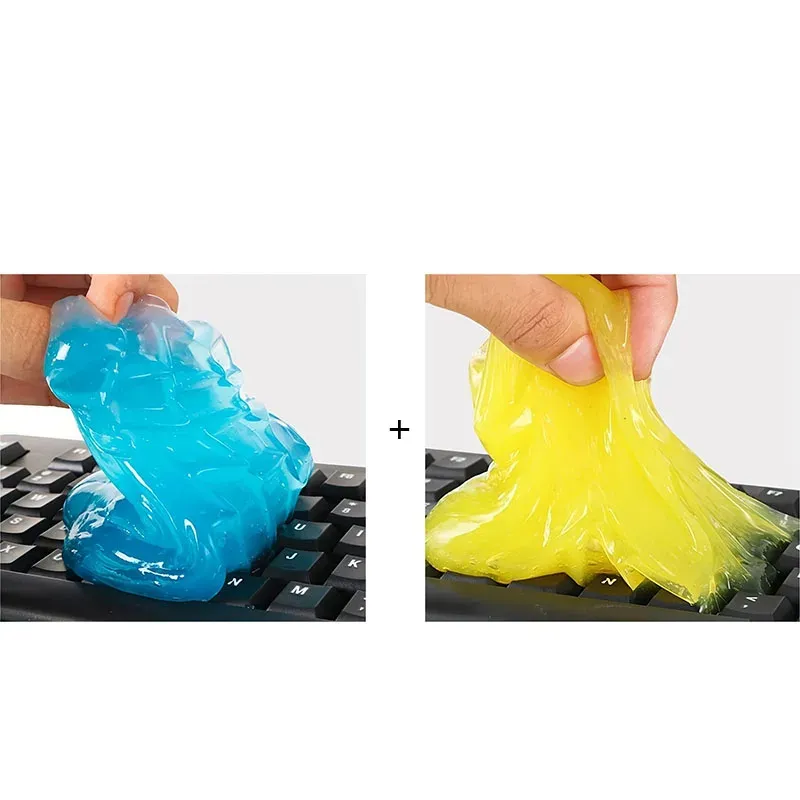 Gel nettoyant pour voiture Slime pour nettoyage intérieur auto, aération, lave-auto, clavier et poussière 15