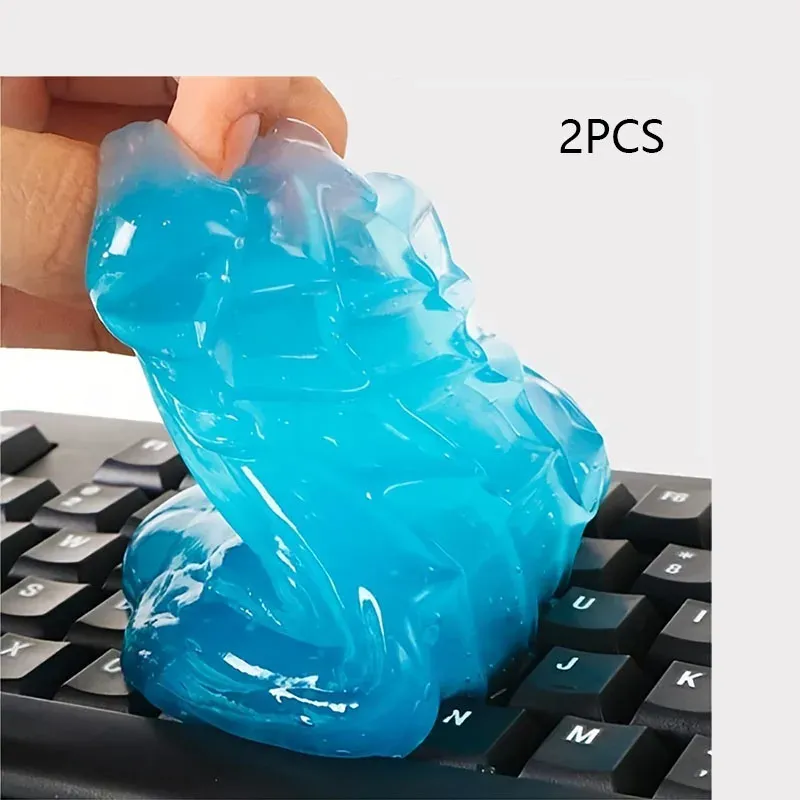 Gel nettoyant pour voiture Slime pour nettoyage intérieur auto, aération, lave-auto, clavier et poussière 9