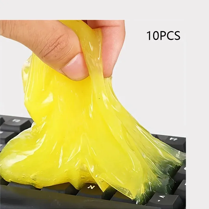Gel nettoyant pour voiture Slime pour nettoyage intérieur auto, aération, lave-auto, clavier et poussière 11