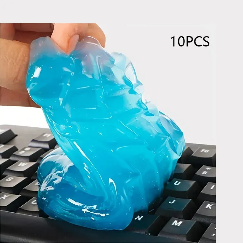 Gel nettoyant pour voiture Slime pour nettoyage intérieur auto, aération, lave-auto, clavier et poussière 7