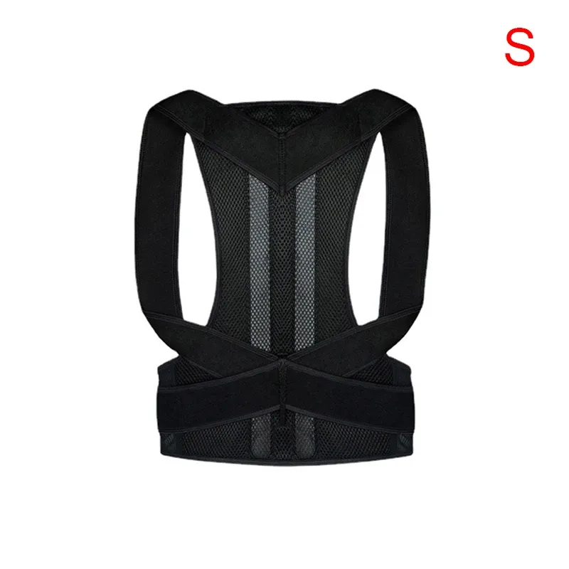 Correcteur de posture réglable unisexe, attelle dorsale anti-affaissement 8
