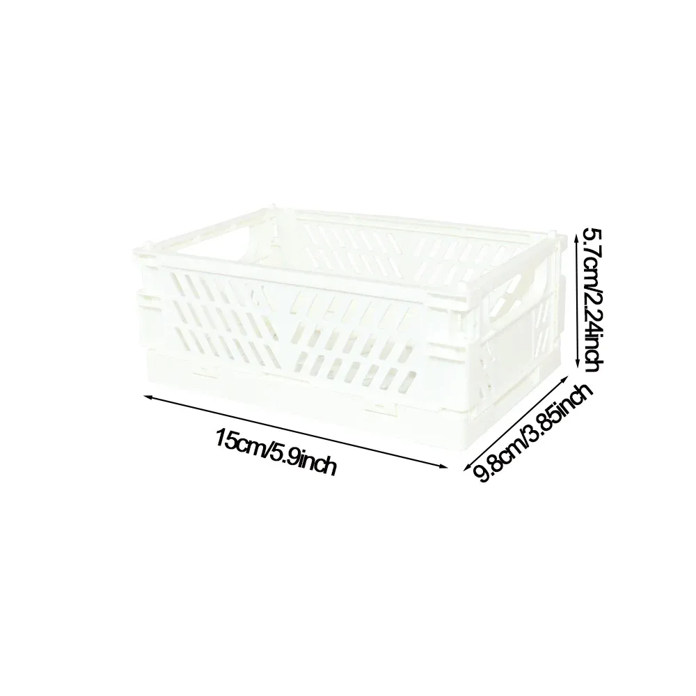 Boîtes de rangement pliables multifonctions pour la maison et le bureau, organisateur de maquillage 9