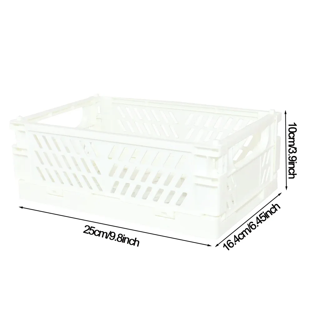 Boîtes de rangement pliables multifonctions pour la maison et le bureau, organisateur de maquillage 8