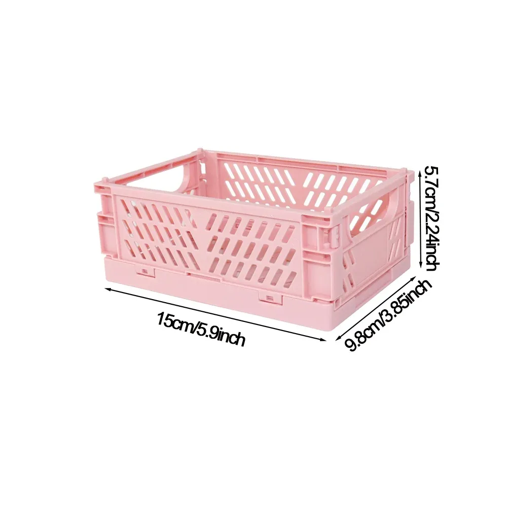 Boîtes de rangement pliables multifonctions pour la maison et le bureau, organisateur de maquillage 16