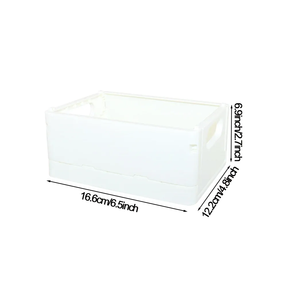 Boîtes de rangement pliables multifonctions pour la maison et le bureau, organisateur de maquillage 14