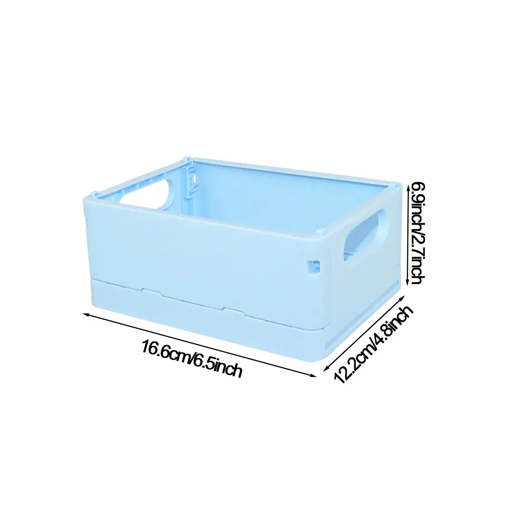 Boîtes de rangement pliables multifonctions pour la maison et le bureau, organisateur de maquillage 12