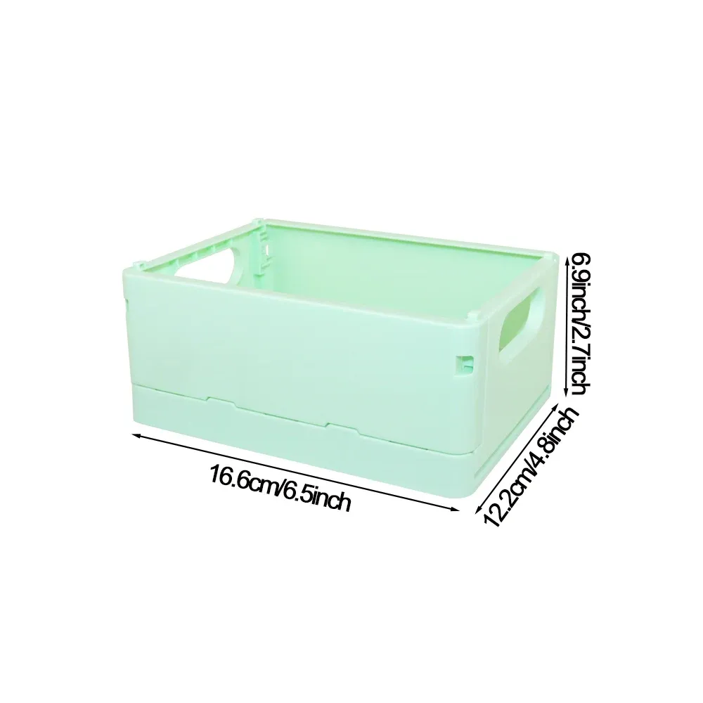 Boîtes de rangement pliables multifonctions pour la maison et le bureau, organisateur de maquillage 10