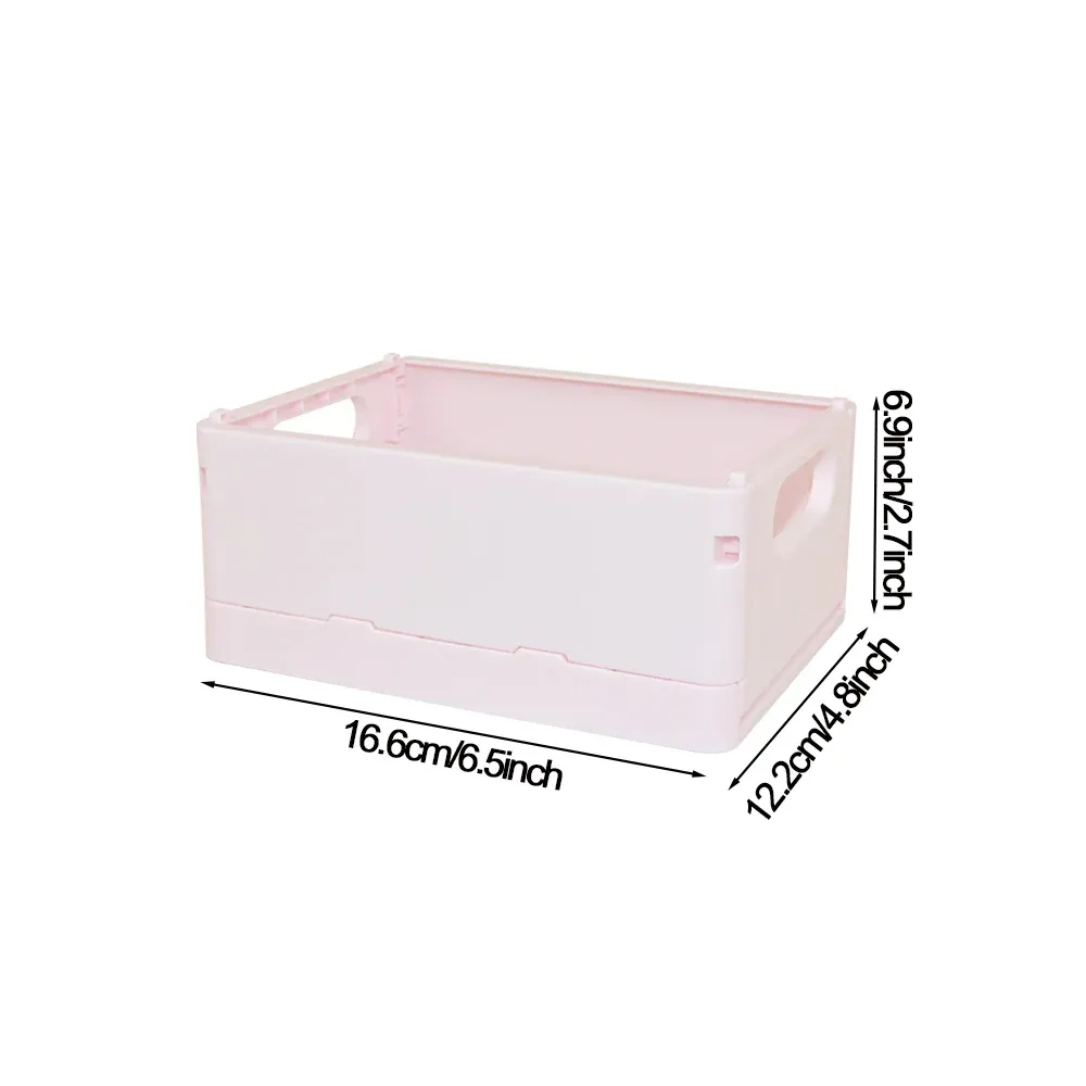 Boîtes de rangement pliables multifonctions pour la maison et le bureau, organisateur de maquillage 21