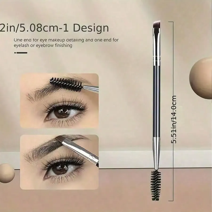 Kit de soin des cils 11 en 1 : recourbe-cils avec séparateur, brosse à cils, brosse à sourcils et 4 recharges de tampons en silicone 5