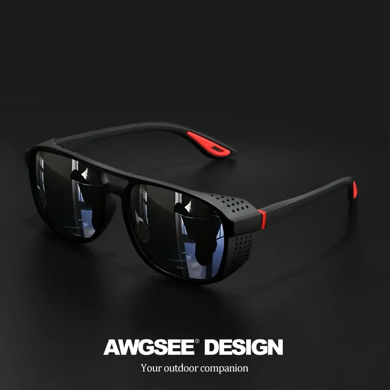 Lunettes de soleil de sport polarisées coupe-vent UV400 pour le cyclisme et la course à pied 5