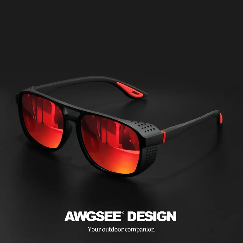 Lunettes de soleil de sport polarisées coupe-vent UV400 pour le cyclisme et la course à pied 6