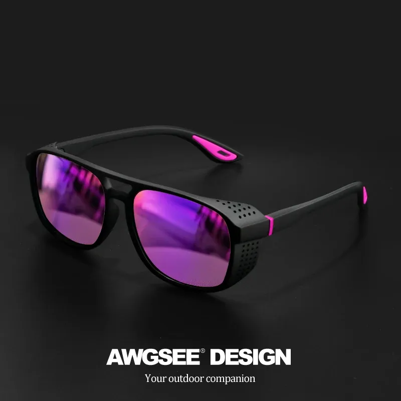 Lunettes de soleil sportives en détail