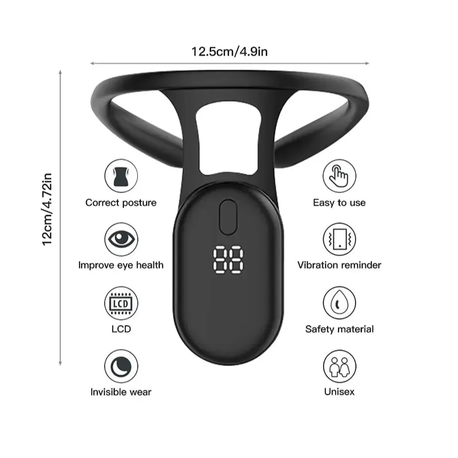 Correcteur de posture intelligent Miicro à vibration, rappel de posture pour le dos et le cou, pour enfants et adultes 6
