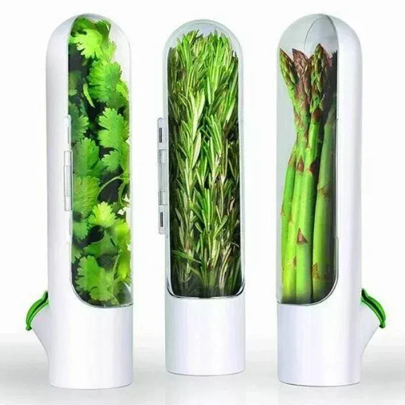 Bac à légumes pour réfrigérateur avec bouteille de conservation - Image 1