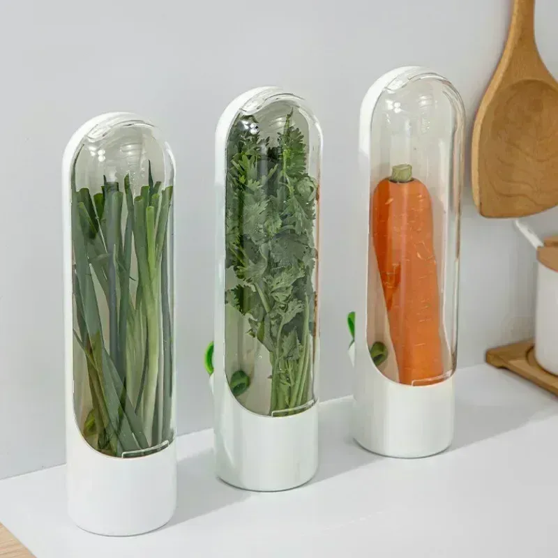 Bac à légumes pour réfrigérateur avec bouteille de conservation 4