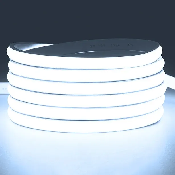 Bande LED COB 220 V avec prise européenne, ruban lumineux flexible pour la décoration de la cuisine et de la maison (avec ou sans interrupteur) 7