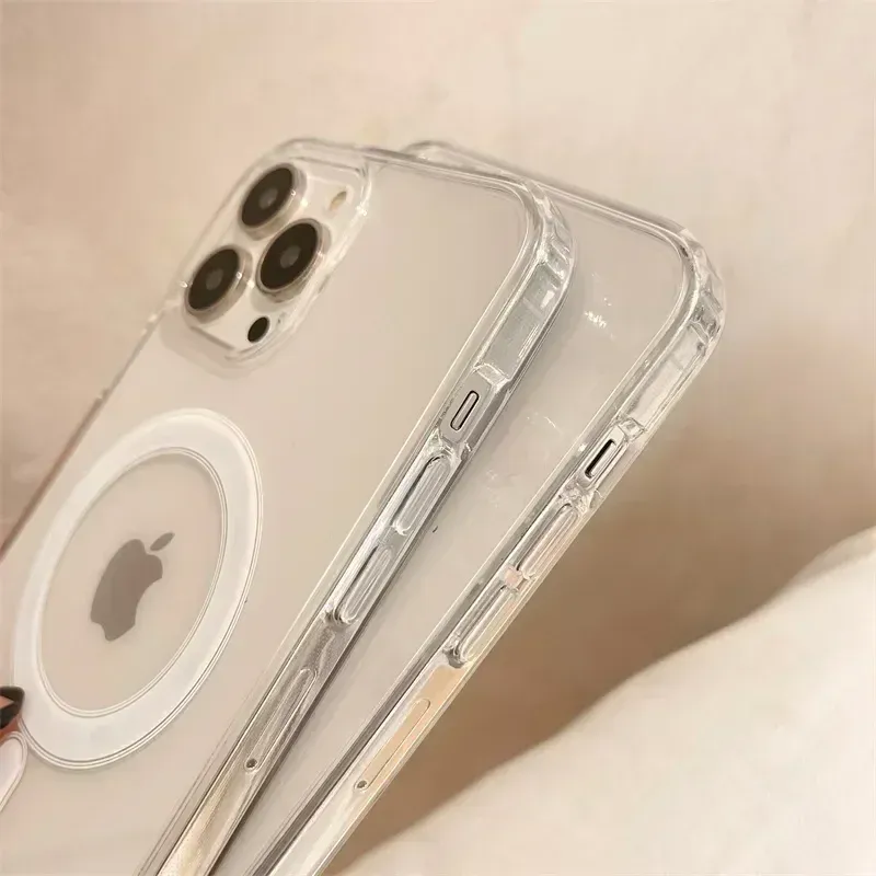 Coque transparente en situation d'utilisation