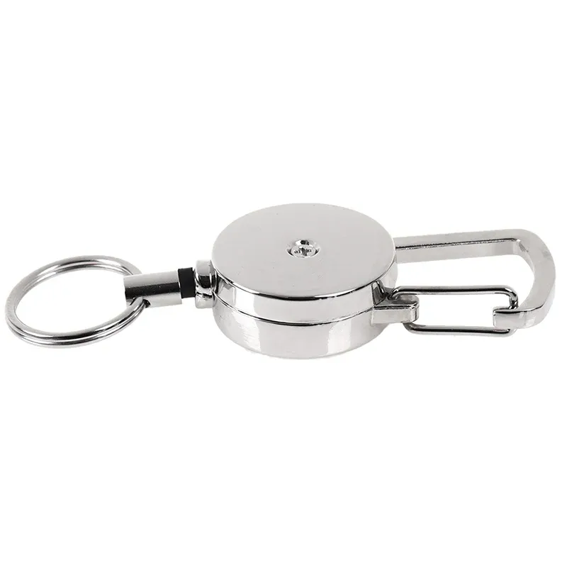 Porte-clés à enrouleur rétractable, pince JOBelt avec mousqueton, porte-badge, enrouleur de badge à rappel, longueur d'extension 50 cm, haute qualité, 2,5 cm, 1 pièce 6
