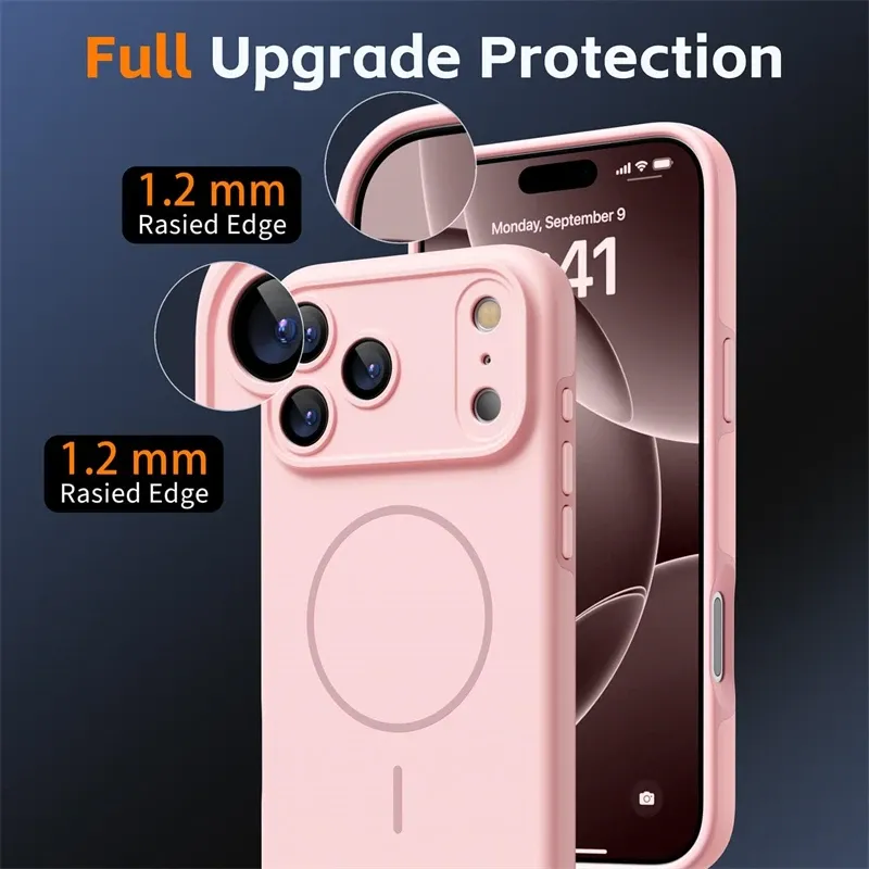 Coque magnétique en silicone en situation d'usage