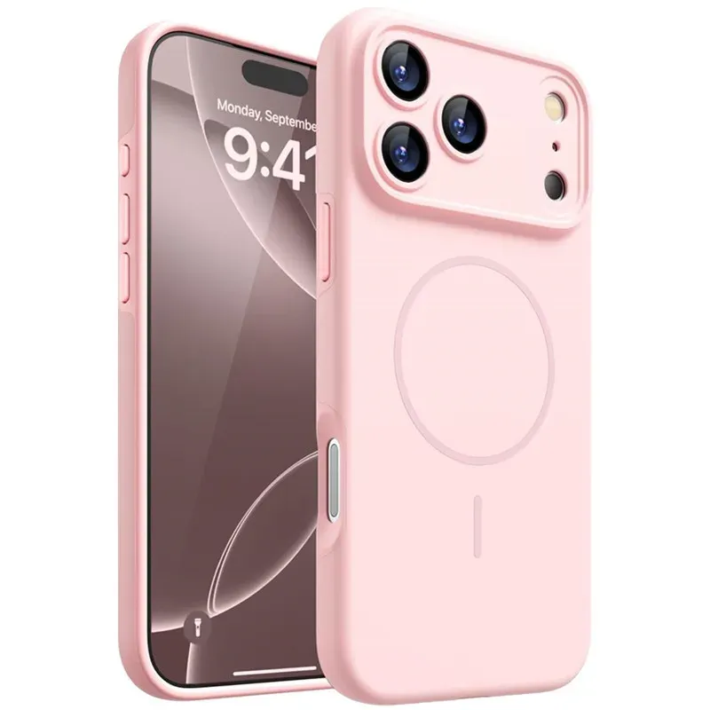 Coque magnétique en silicone vue de côté