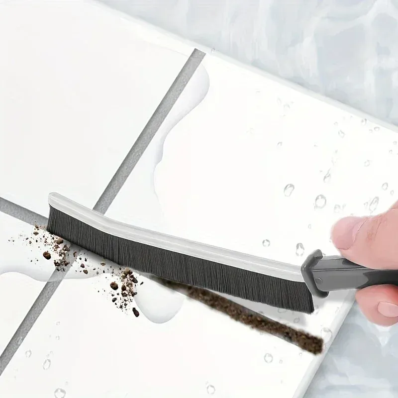 Brosse de nettoyage pour vitres et joints de carrelage à poils durs 5