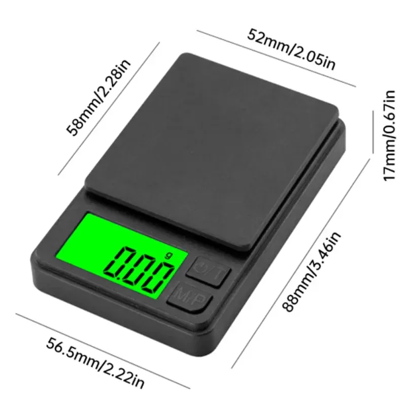 Balance de poche de précision 1000 g × 0,1 g, numérique, pour bijoux, aliments, onces et grains, avec écran LCD rétroéclairé, mini balance de voyage 4
