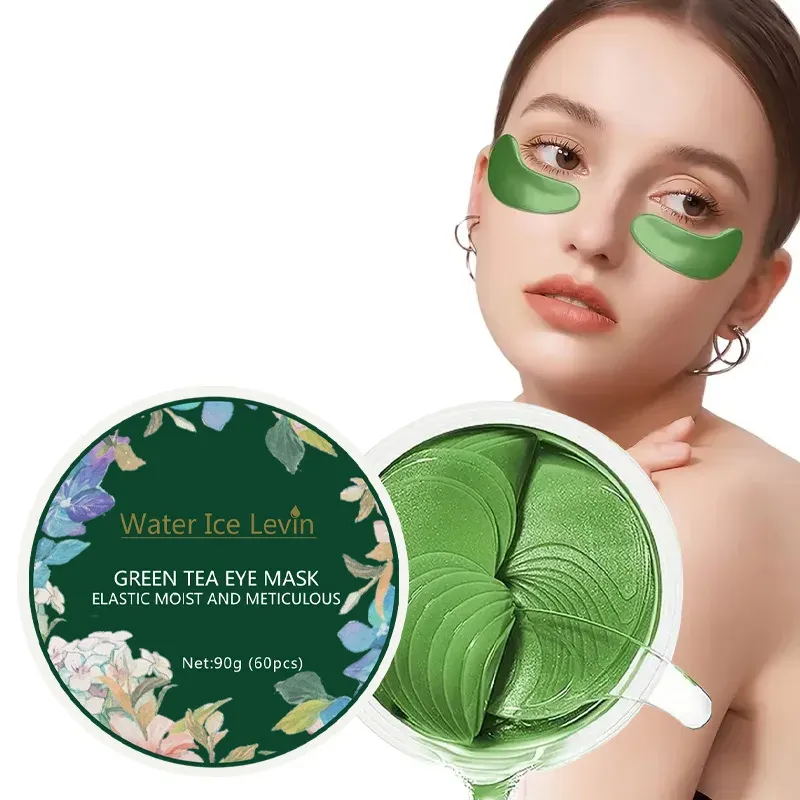 Masque pour les yeux au collagène à l'extrait de thé vert, vue d'ensemble