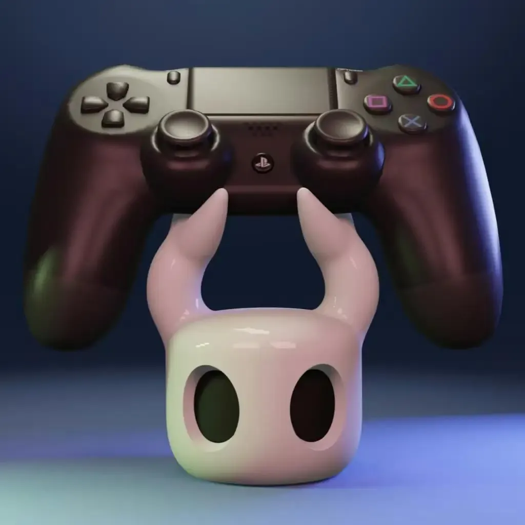 Support de manette Hollow Knight pour PS5 et Switch avec support d'écouteurs, présentoir de bureau et ornement décoratif 2