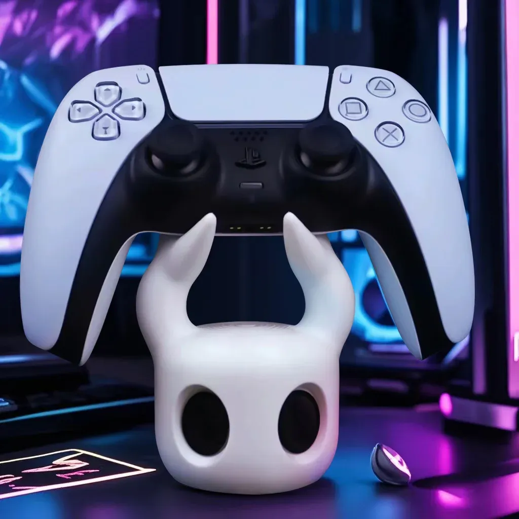 Support Hollow Knight pour manette et écouteurs, vue d'ensemble