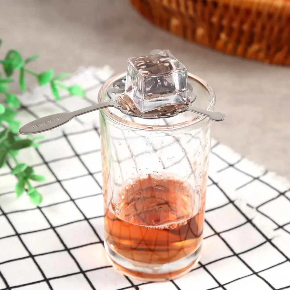 Accessoires à Absinthe en Acier Inoxydable : Cuillères, Passoire, Shaker à Cocktail et Filtre 6