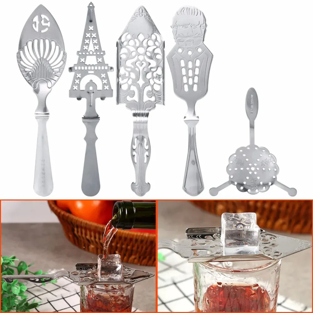 Cuillère à absinthe en acier inoxydable, modèle de collection