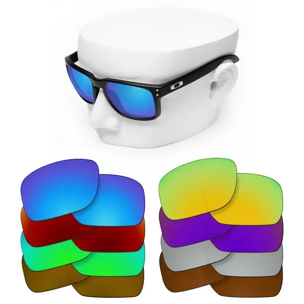 Verres de remplacement polarisés OOWLIT pour lunettes de soleil Oakley Holbrook OO9102 - Image 1