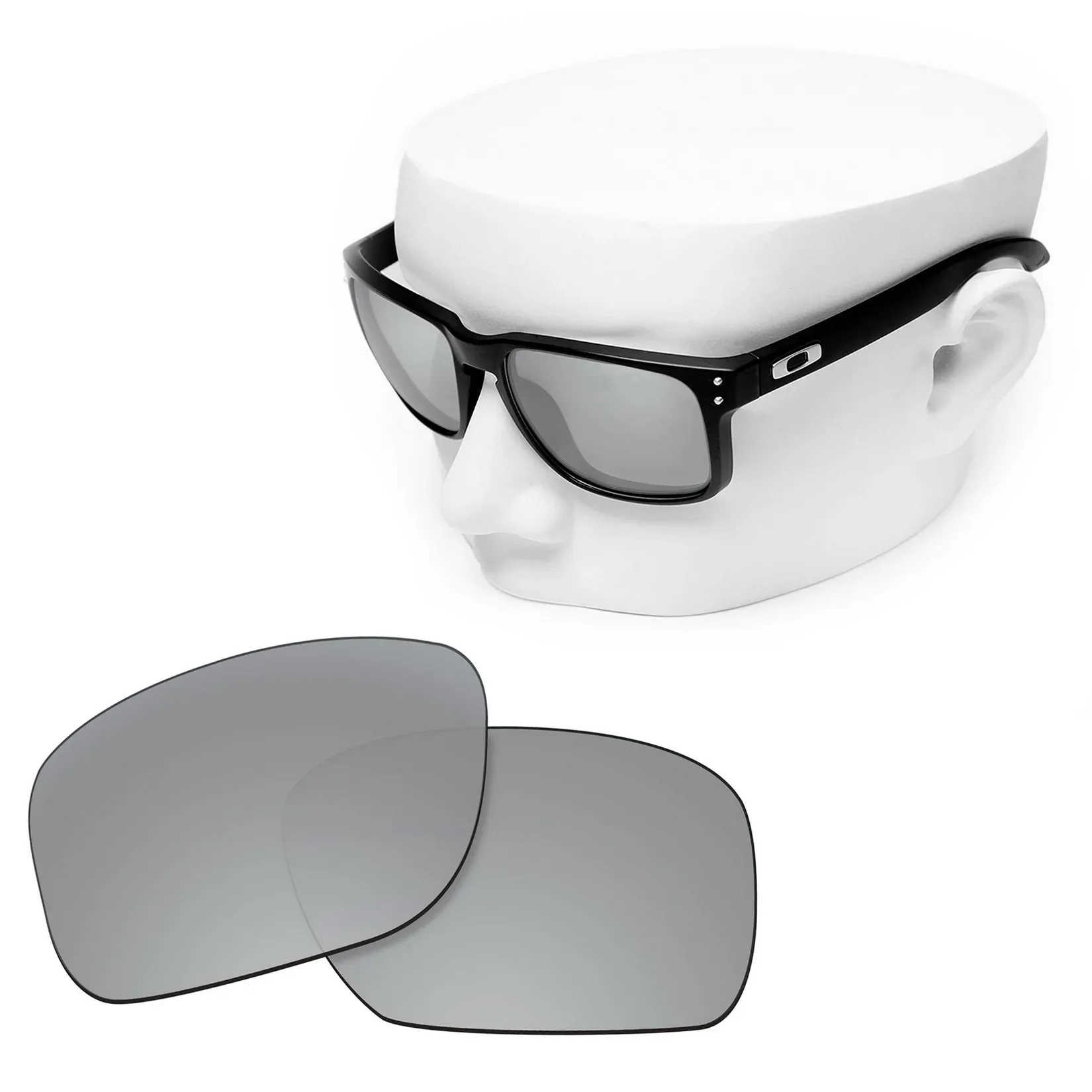 Verres de remplacement polarisés OOWLIT pour lunettes de soleil Oakley Holbrook OO9102 17