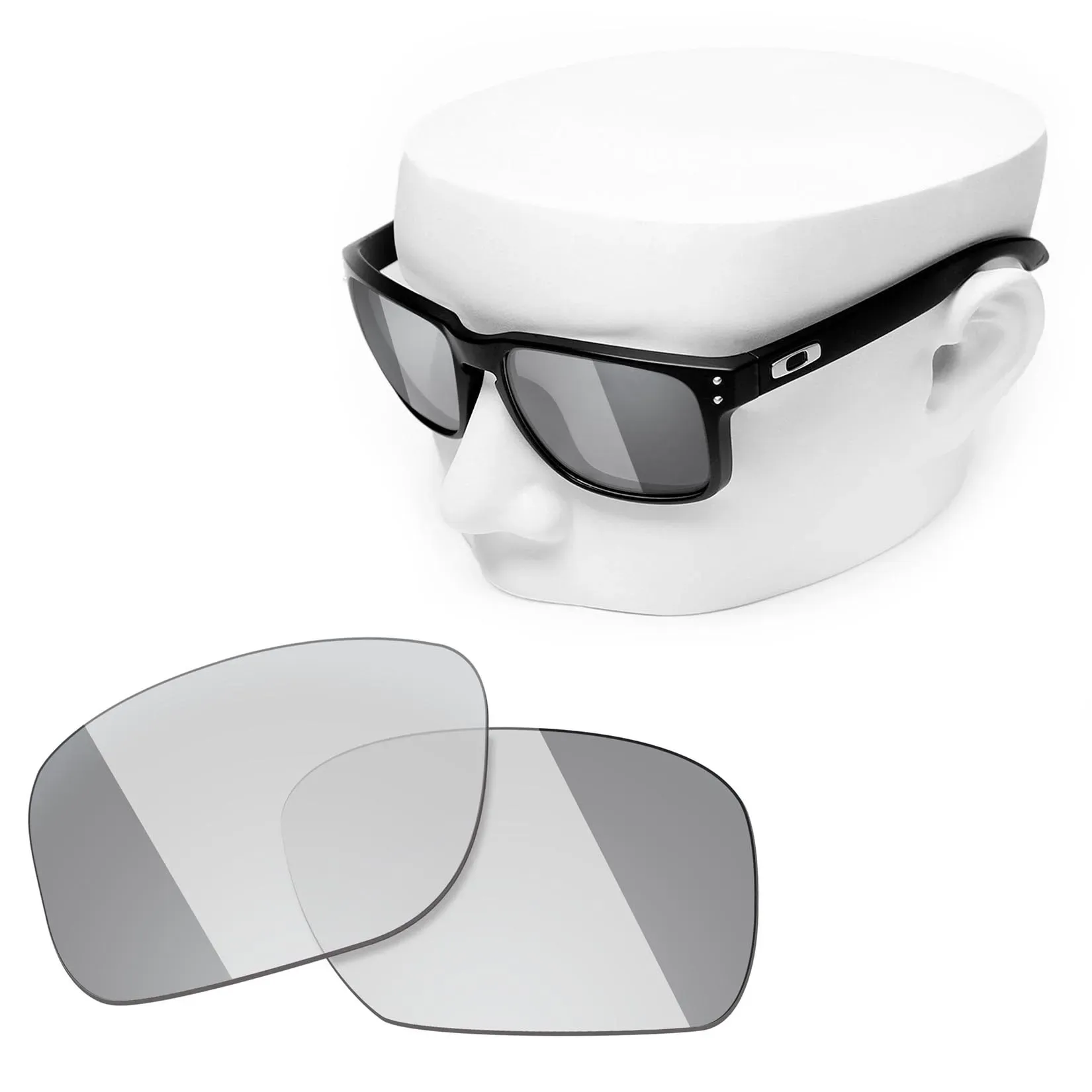 Verres de remplacement polarisés OOWLIT pour lunettes de soleil Oakley Holbrook OO9102 33