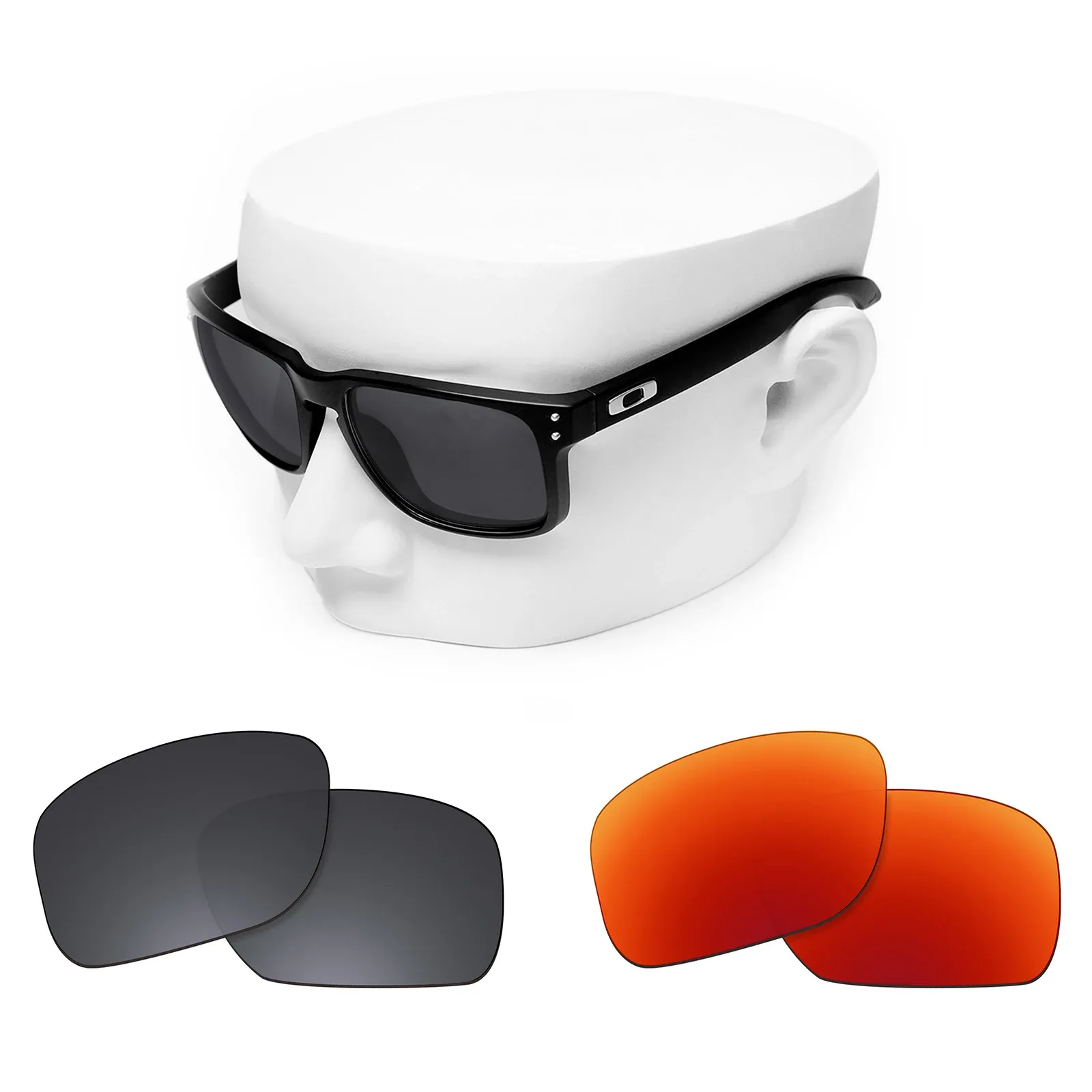 Verres de remplacement polarisés OOWLIT pour lunettes de soleil Oakley Holbrook OO9102 43