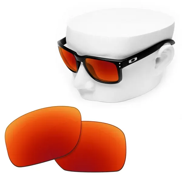 Verres de remplacement polarisés OOWLIT pour lunettes de soleil Oakley Holbrook OO9102 7