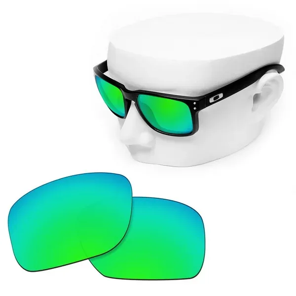 Verres de remplacement polarisés OOWLIT pour lunettes de soleil Oakley Holbrook OO9102 11