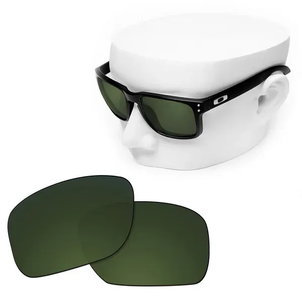 Verres de remplacement polarisés OOWLIT pour lunettes de soleil Oakley Holbrook OO9102 26
