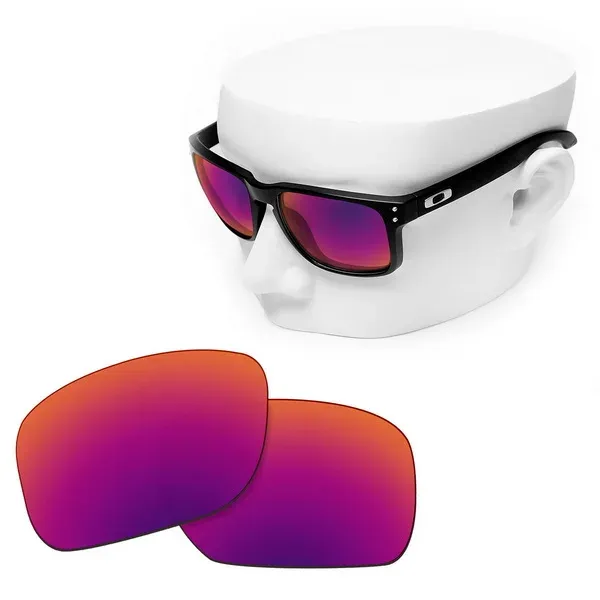 Verres de remplacement polarisés OOWLIT pour lunettes de soleil Oakley Holbrook OO9102 23