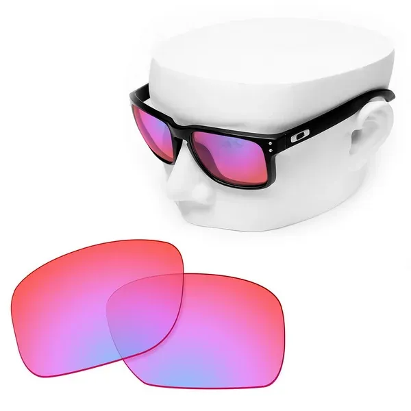 Verres de remplacement polarisés OOWLIT pour lunettes de soleil Oakley Holbrook OO9102 22