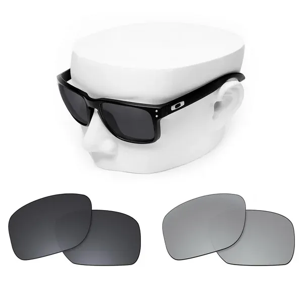 Verres de remplacement polarisés OOWLIT pour lunettes de soleil Oakley Holbrook OO9102 40