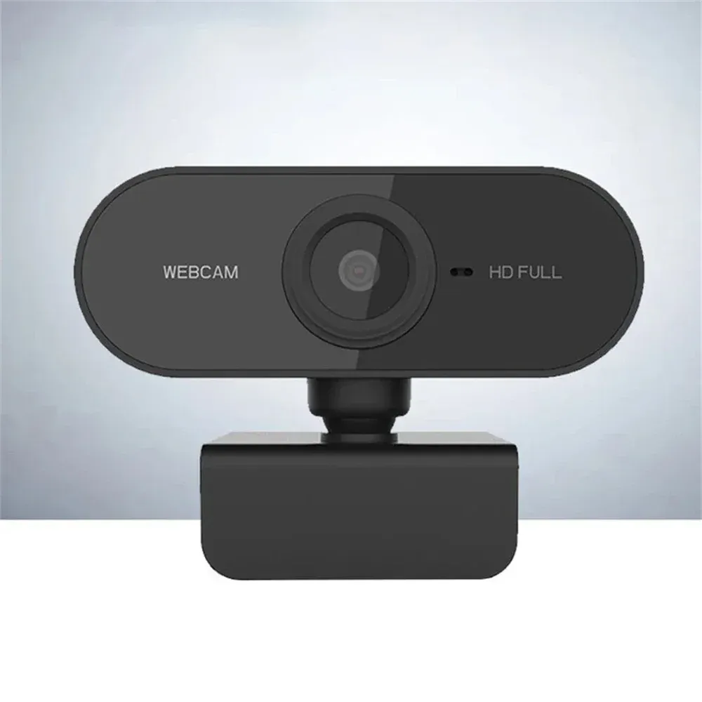 Webcam HD 2K avec microphone intégré pour ordinateur portable et de bureau, mini caméra USB pour YouTube et Skype 4