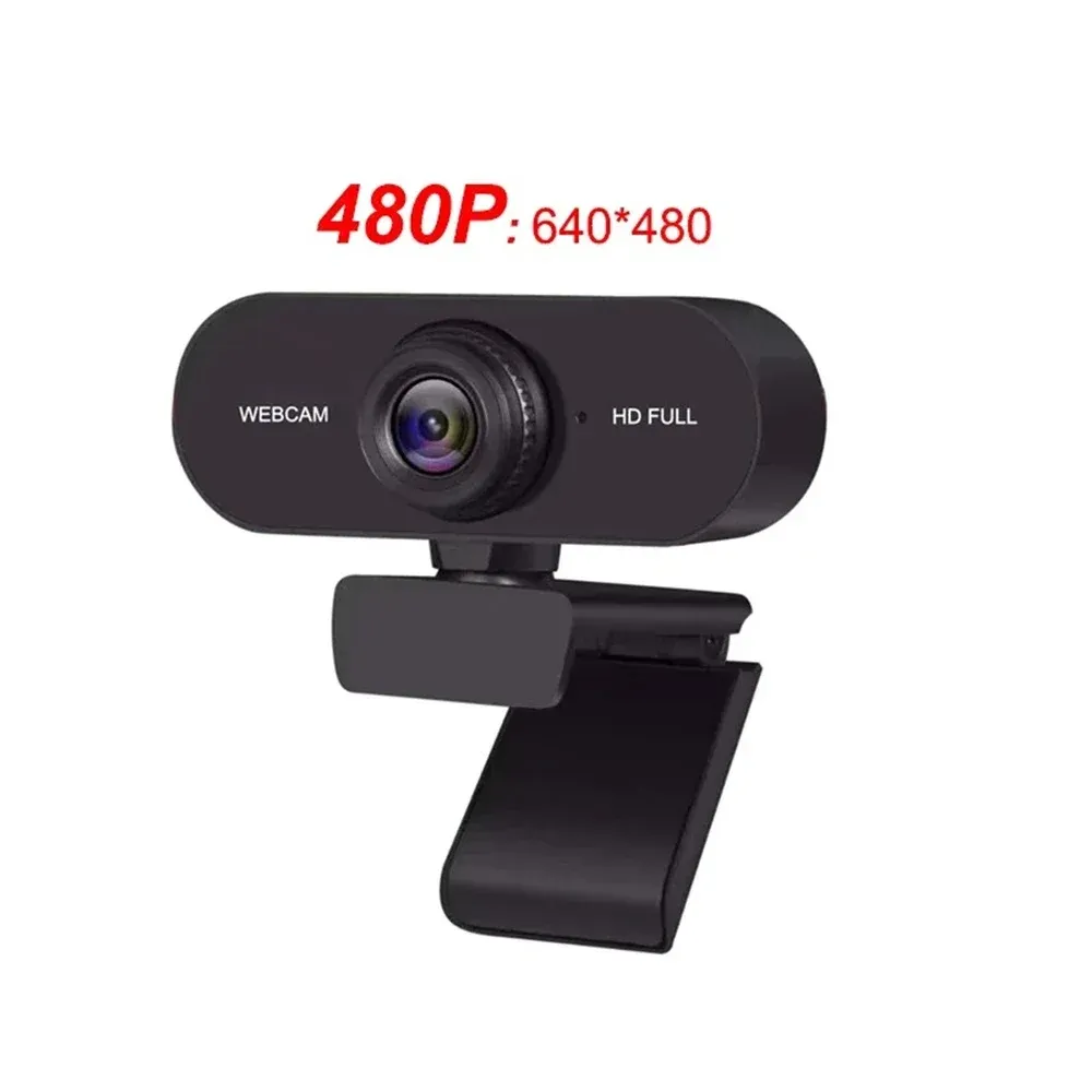 Webcam HD 2K avec microphone intégré pour ordinateur portable et de bureau, mini caméra USB pour YouTube et Skype 10